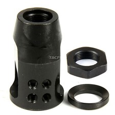 Compact Short Muzzle Brake 1S-P Type 5/8x24 TPI for .308 300BLK 7.62 300WIN