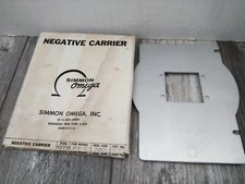SIMMON Omega 2 1/4 x 2 1/4 glassless negative carrier #423-355