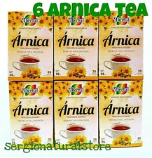 6 Packs ARNICA TEA / TE DE ARNICA Infusion 150 bags 0.3 oz each Therbal