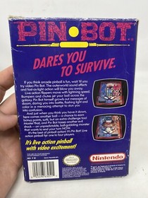 Pin-Bot(Nintendo NES 1990) CIB Complete in box, W/ Manual Insert Ships Fast
