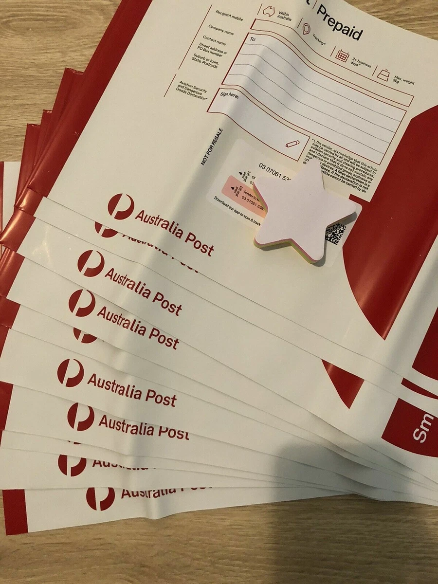 Auspost parcel post satchel sales