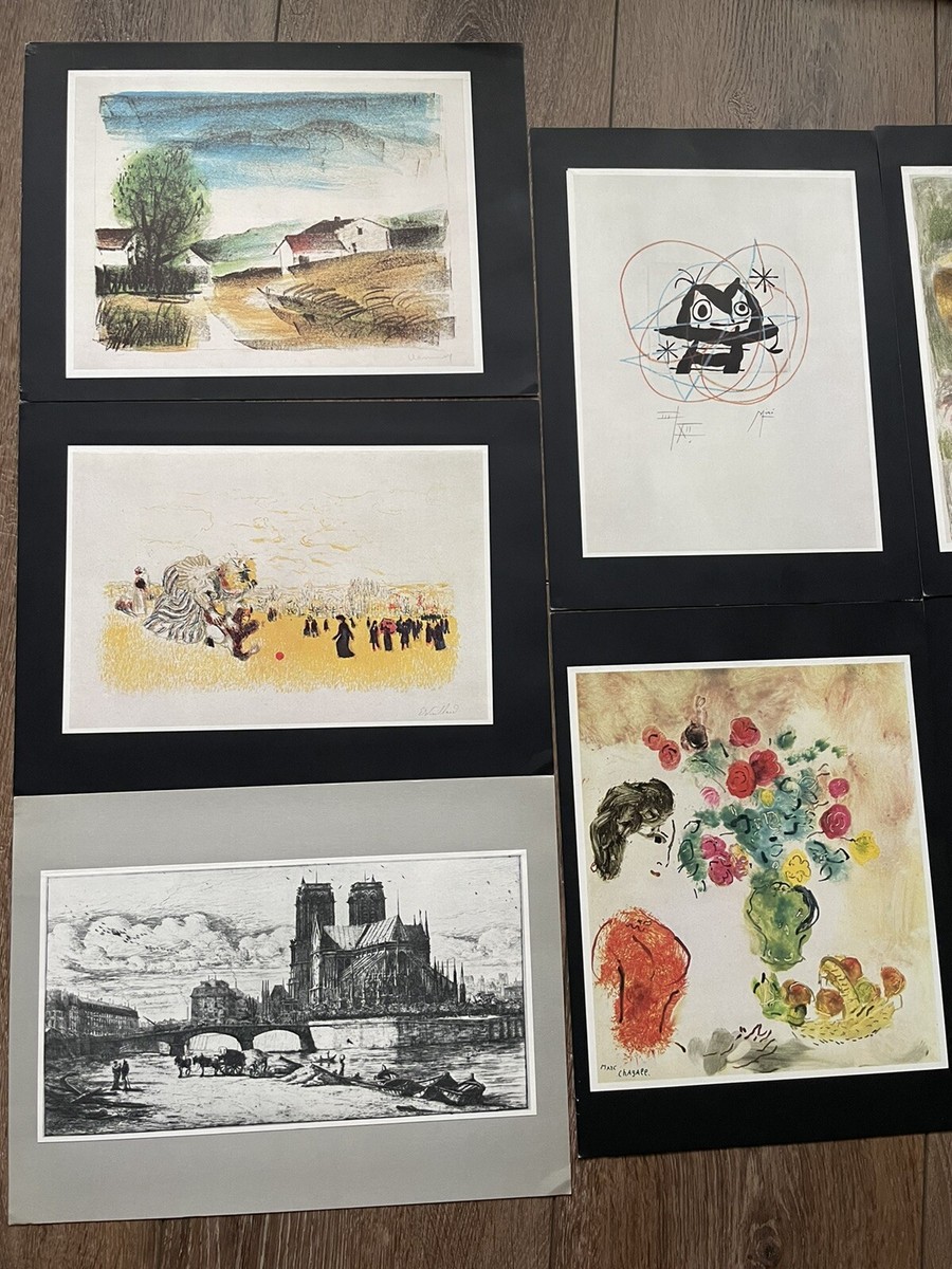 16 Prints printed in Japan 1960's Famous Art and Artist | eBay