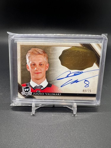 LOT OF 3 2018 The Cup Rookie Class of 2019 Red #2019JV Juuso Valimaki AU /5 /75 - Picture 4 of 7
