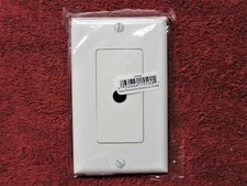 White Wall Plate Decora insert -fan speed, dimmer, Impedance Match Volume