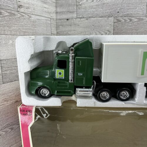 EZTEC Remote Control Semi Truck Publix 18-Wheel Hauler 18” Long Open Box Works - Picture 2 of 23