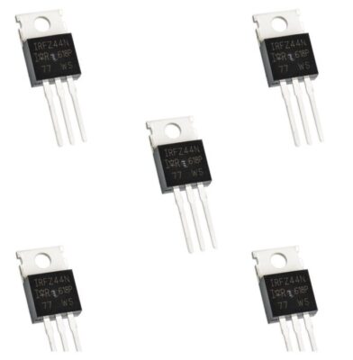 IRFZ44N MOSFET TRANSISTOR 49A 55V x5 pezzi irfz 44 IRFZ44N MOSFET TRANSISTOR 49A 55V x5 pezzi irfz 44