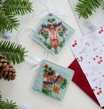 Abris Art Bead Embroidery Kit Decoration - Christmas mood