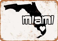 METAL SIGN - Florida State 6 -- Vintage Look