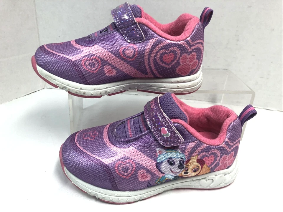 Nickelodeon Paw Patrol, Toddler Girl's Sneakers Size 8 Purple & Pink #H - Image 2 of 4