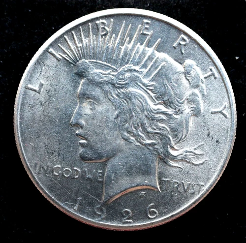 KAPPYSCOINS G2978    1926  CH  BU PEACE SILVER DOLLAR