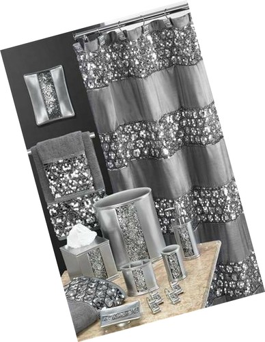 Popular Bath 231014 Sinatra Shower Curtain Silver Bathtub Accessories Boboliha Curtains Popular Bath 231014 Sinatra Shower, Sinatra Shower Curtain