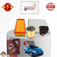 Inspektionskit Filter + ÖL Suzuki SX4 1.6 Ddis 66KW 90CV Von 2008->