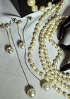 Vintage to now jewelry Lot Pearl Wear Reperpose Craft Resell 22pc. — photo 9