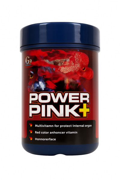 ALIMENTOS PARA PECES CUERNO DE FLOR - CZ AQUA - POWER PINK PLUS Mejora el color rojo Vitamina 25 g