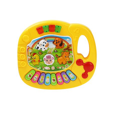 Kinder Cartoon Klavier Tastatur Spiel Mit Tier Sounds Blinklicht Musik Baby Inst
