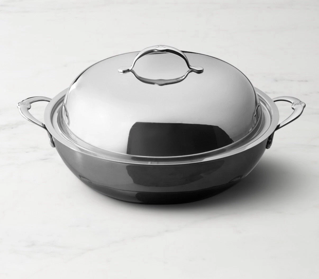 Hestan NanoBond Titanium Stainless-Steel Wok with Lid, 14" NEW IN BOX