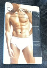 Calvin Klein Men's Underwear BRIEF 100 Cotton Classic Fit 4 PACK XL