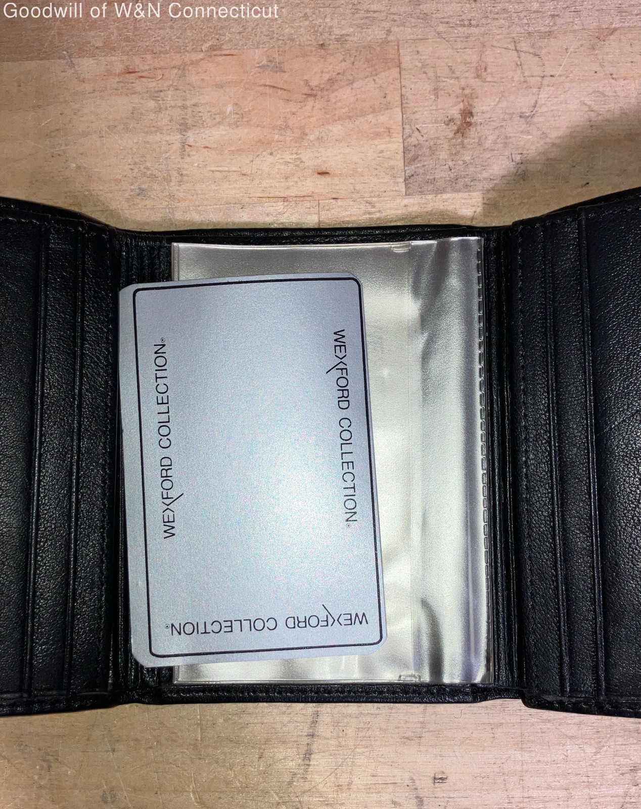 Genuine Leather Wallet Men Black basic - image 7