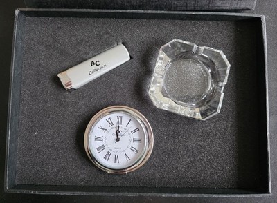 Alexandre Christie Uhren Set AC Collektion Silber Schwarz Unbenutzt