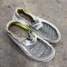 Hey Dude Ladies Wendy Playa Fiesta Beach Party Slip On Shoe Size 6 STAINS