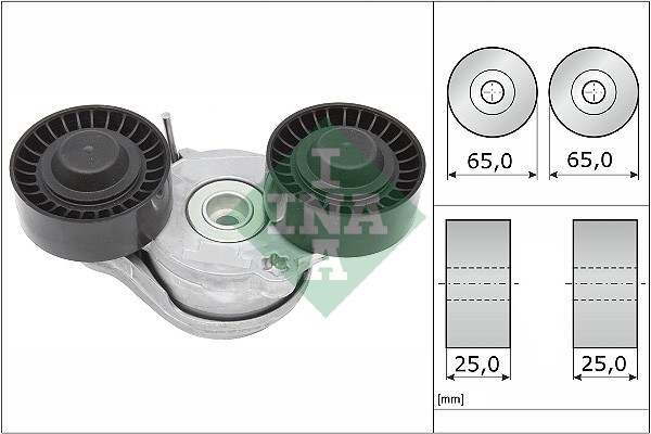 INA 534 0696 10 Keilrippenriemen-Spanner FüR Jaguar Land Rover-image