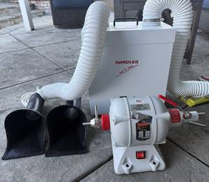 Handler 62-0 and 62 Super Sucker Dust Collector RED-WING 26A Lathe Dental