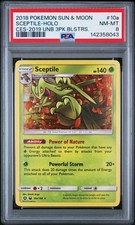 Sceptile 10a/168 Holo NM-MINT PSA 8. Pokemon S&M Black Star Promos