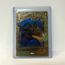 MTG The Hobbit Smaug the Magnificent Gleaming Gold Headliner Card