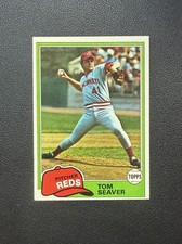 1981 Topps BASEBALL #220 TOM SEAVER NM-MT HOF CINCINNATI REDS (SB1)