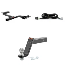 CURT Trailer Hitch Tow Package Class 3 Receiver, Wiring, 45064 Ball Mount 13282