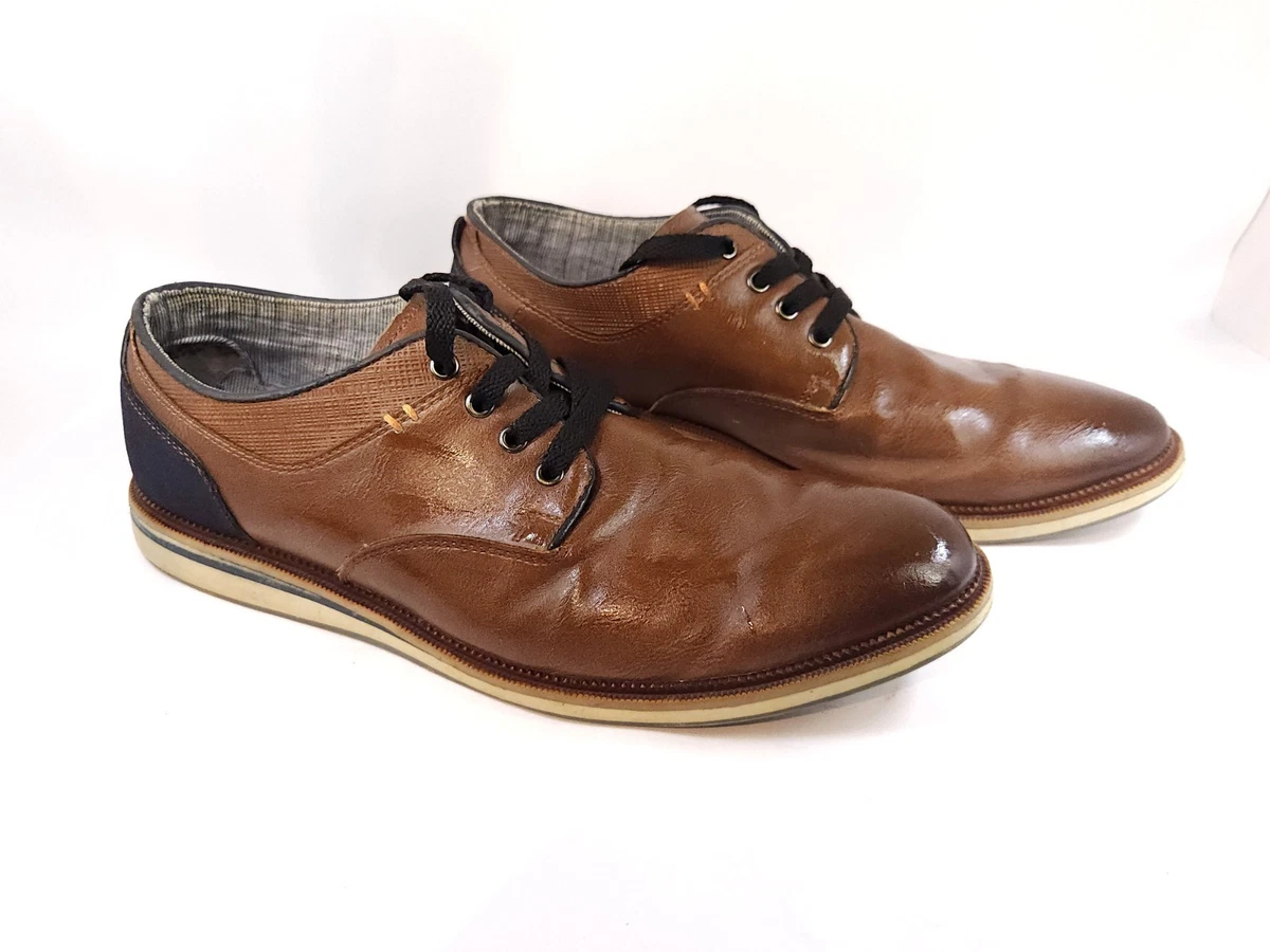 Sonoma Men’s Ortholite Morantt Oxford Shoes size 9 cognac Florsheim-Spring-2023-13369-  main image 4
