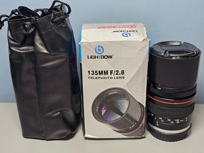 LightDow 135MM F/2.8 Telephoto Lens - LD UNC AL Full Frame / APS-C Compatible