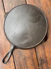 Pre Griswold Erie #10 First Series Cast Iron Skillet