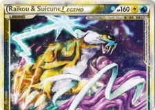 Raikou e Suicune LEGEND (Top) - 92/95 - Raro Holo Legend LP, Pokemon Inglese U