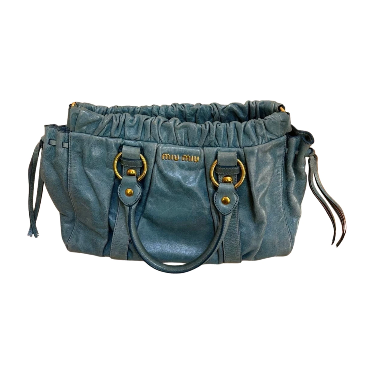 Miu Miu Bow Leather Exterior Bags & Handbags for Women for sale | eBay