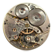Vintage Waltham Grade 630 16s 17J Hunting Pocket Watch Movement lot.fa