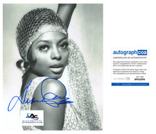 DIANA ROSS AUTOGRAPH SIGNED 8X10 PHOTO SUPREMES ACOA