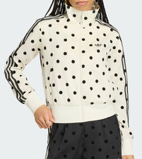 ADIDAS ORIGINALS POLKA DOT TRACKTOP OFF WHITE BNWT UK S,L,M,XL,XXL LAST 5 RARE