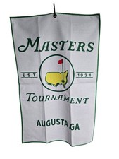 Masters Golf Towel Augusta National 24" X 15" with Clip