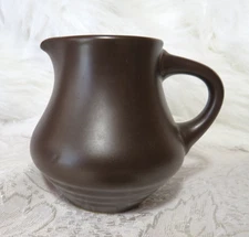VINTAGE NORITAKE FOLKSTONE EQUATOR STONEWARE BROWN/YELLOW CREAMER CREAM PITCHER