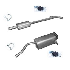 Auspuff fur Renault Clio III 1.2 1.4 16V + Anbausatz  Fliessheck Kombi