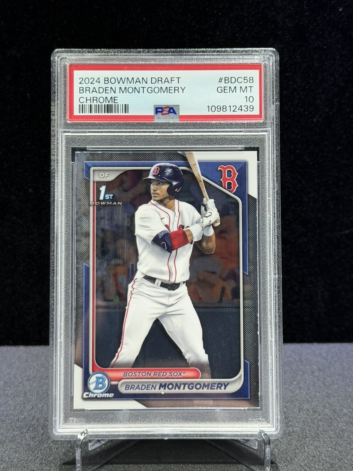 2024 Bowman Draft Chrome Braden Montgomery #BDC-58 Refractor (RC) PSA 10