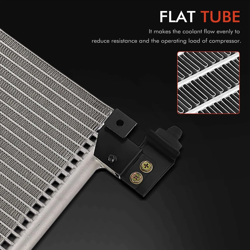 Condensador de aire acondicionado para Suzuki Esteem 1995 1996-2002 L4 1,6 L L4 1,8 L con soporte Foto 3 de 4