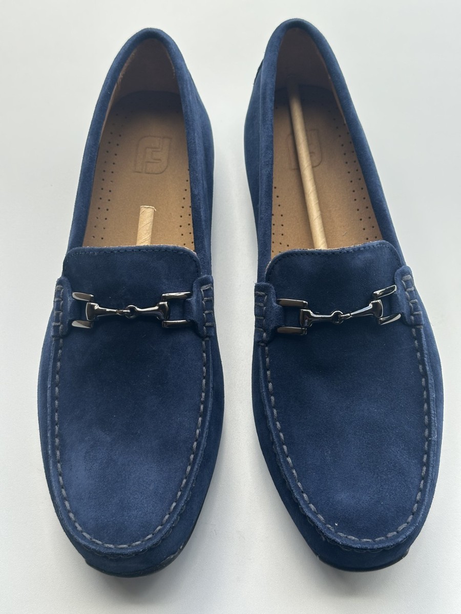 FootJoy Blue Suede Loafers Footjoy Loafers Shoes Mens 10.5 M Blue Suede Golf Club  main image 2