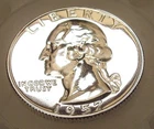 1957 Choice/Gem Proof Quarter 90%   Blazing Mirrored Surfaces #501 - 8