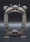 Antique art-nouveau bronze picture frame