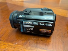 JVC GZ-HD6U FULL HD CAMCORDER-120GB BUILT-IN- 10X OPTICAL-3CCD WORKS / READ r2