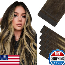 Hotbanana Invisi Edge Tape In Hair Extensions Human Hair 16Inch 50G 10Pcs