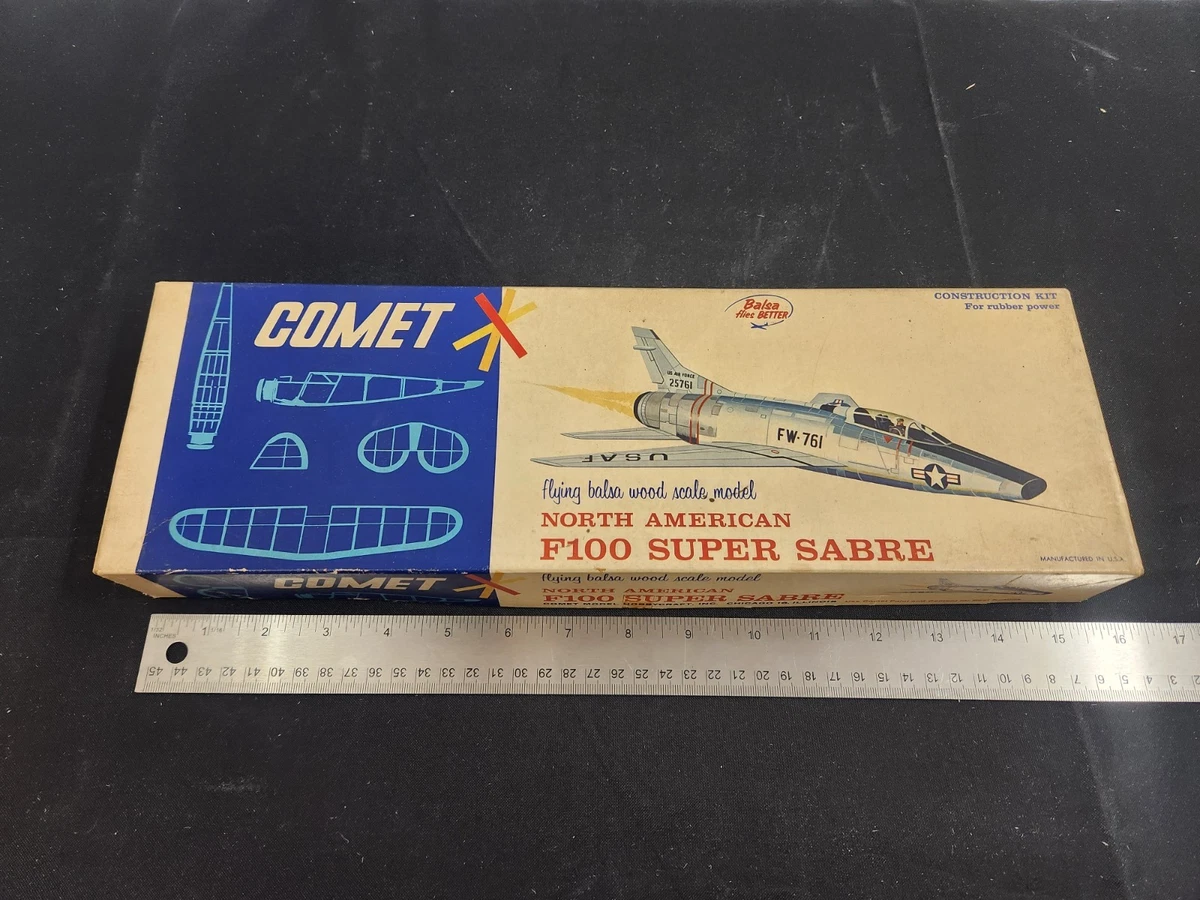 PM North American F-100 C Super Sabre 1/72 Avcı-Bombardıman Uçağı Demonte Plasti