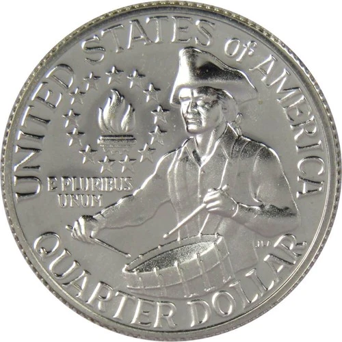 1976 S Washington Bicentennial Silver Quarter Proof 25c Coin